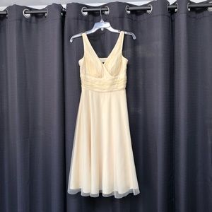 Sleeveless Yellow Dress, A-line, 4, JS Boutique